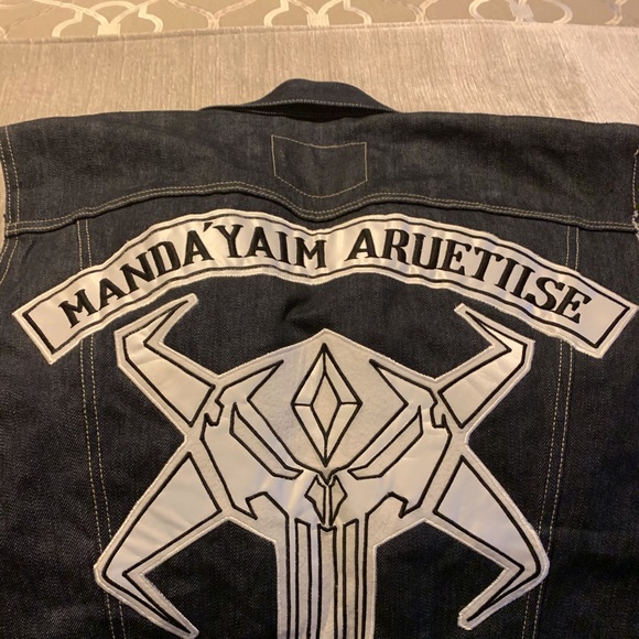 Large Levi’s denim vest dark blue - Picture 7 of 12